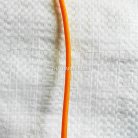 เชือกร่มมีไส้ แพ็ค ขนาด 3 mm  บรรจุ 1 เมตร สีส้มเหลือง