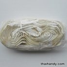 รางผ้าซิปเฉพาะรางซิป ฟันไนลอน ขนาดเบอร์ 5  บรรจุ 200 หลา สีครีม