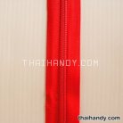 รางผ้าซิปเฉพาะรางซิป ฟันไนลอน ขนาดเบอร์ 5  บรรจุ 200 หลา สีแดง รูป 2