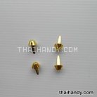 ขารองกระเป๋า ถ้วย ขนาด 15 mm  บรรจุ 4 อัน สีทองเงา