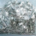 หัวซิปฟันไนลอน ลายจุด อย่างหนา ขนาดเบอร์ 5  บรรจุ 20 อัน สีนิเกิ้ล