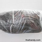 รางผ้าซิปเฉพาะรางซิป ฟันไนลอน ขนาดเบอร์ 5  บรรจุ 100 หลา สีเทาเข้ม