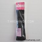 รางผ้าซิปสำเร็จรูป ฟันไนลอน ขนาดเบอร์ 3 ยาว 8 นิ้ว บรรจุ 12 ชุด สีดำ