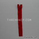 รางผ้าซิปสำเร็จรูป ฟันไนลอน ขนาดเบอร์ 3 ยาว 8 นิ้ว บรรจุ 12 ชุด สีแดง Y519 รูป 2