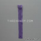 รางผ้าซิปสำเร็จรูป ฟันไนลอน ขนาดเบอร์ 3 ยาว 8 นิ้ว บรรจุ 12 ชุด สีม่วงอ่อน Y862 รูป 2