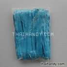 รางผ้าซิปสำเร็จรูป ฟันไนลอน ขนาดเบอร์ 3 ยาว 8 นิ้ว บรรจุ 12 ชุด สีฟ้า Y833