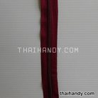 รางผ้าซิปเฉพาะรางซิป ฟันไนลอน ขนาดเบอร์ 5  บรรจุ 1 เมตร สีแดงเลือด