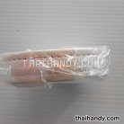 สายกระเป๋าหนังสะพาย เปลือย ขนาดหน้ากว้าง 2.5 cm  บรรจุ 1 เส้น สีขาวครีม รูป 2
