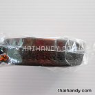 สายกระเป๋าหนังสะพาย เปลือย ขนาดหน้ากว้าง 1.8 cm  บรรจุ 1 เส้น สีดำ รูป 2