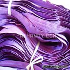 รางผ้าซิปเฉพาะรางซิป ฟันไนลอน ขนาดเบอร์ 5  บรรจุ 100 หลา สีม่วงเข้ม