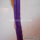 รางผ้าซิปเฉพาะรางซิป ฟันไนลอน ขนาดเบอร์ 5  บรรจุ 200 หลา สีม่วงเข้ม รูป 2