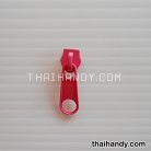 หัวซิปฟันไนลอน ป้าย ขนาดเบอร์ 5  บรรจุ 100 อัน สีบานเย็น รูป 2