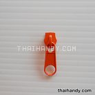หัวซิปฟันไนลอน ป้าย ขนาดเบอร์ 5  บรรจุ 100 อัน สีส้ม รูป 2