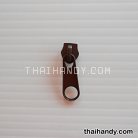 หัวซิปฟันไนลอน ป้าย ขนาดเบอร์ 5  บรรจุ 100 อัน สีน้ำตาลเข้ม รูป 2