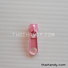 หัวซิปฟันไนลอน ป้าย ขนาดเบอร์ 5  บรรจุ 100 อัน สีชมพูอ่อน รูป 2