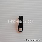 หัวซิปฟันไนลอน ป้าย ขนาดเบอร์ 5  บรรจุ 100 อัน สีดำ รูป 2