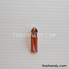 หัวซิปฟันไนลอน แท่ง ขนาดเบอร์ 5  บรรจุ 20 อัน สีนิเกิ้ล รูป 2