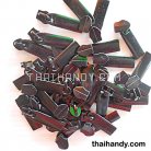 หัวซิปฟันไนลอน แท่ง ขนาดเบอร์ 5  บรรจุ 120 อัน สีดำเงา