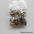 หัวซิปฟันไนลอน หัวไม้ขีด ขนาดเบอร์ 5  บรรจุ 20 อัน สีนิเกิ้ล