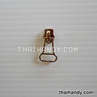 หัวซิปฟันไนลอน ป้ายโปร่ง ขนาดเบอร์ 5  บรรจุ 20 อัน สีนิเกิ้ล รูป 2