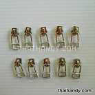 หัวซิปฟันไนลอน ป้ายลวด ขนาดเบอร์ 5  บรรจุ 20 อัน สีนิเกิ้ล