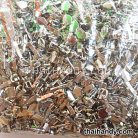 หัวซิปฟันไนลอน เนคไท ขนาดเบอร์ 5  บรรจุ 100 อัน สีนิเกิ้ล