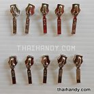 หัวซิปฟันไนลอน เนคไท ขนาดเบอร์ 5  บรรจุ 20 อัน สีนิเกิ้ล