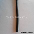 สายยางทำหูกระเป๋า PVC  ขนาด 6 มิล บรรจุ 1 กิโลกรัม สีดำ รูป 2