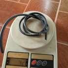 สายยางทำหูกระเป๋า PVC  ขนาด 6 มิล บรรจุ 1 เมตร สีดำ รูป 2