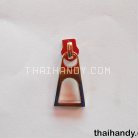 หัวซิปฟันไนลอน หางปลาเหลี่ยม ขนาดเบอร์ 5  บรรจุ 20 อัน สีนิเกิ้ล รูป 2