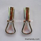 หูท่อต่อห่วงแฟชั่น เกือกม้า บรรจุ 100 อัน สีนิเกิ้ล รูป 3