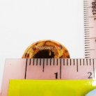 ลูกปัดไม้ ลายเส้นศิลป์ ขนาด 17 mm  บรรจุ 200 อัน สีไม้ รูป 3