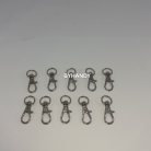 คอหมาโลหะ ดีด ขนาด 1x3.3 cm  บรรจุ 100 อัน สีนิเกิ้ล รูป 3