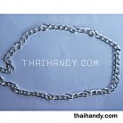 โซ่อลูมิเนียม ลาย ขนาด 10 mm  บรรจุ 10 เมตร สีเงิน รูป 2