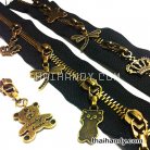 หัวซิปฟันเหล็ก หัวตะขอ ขนาดเบอร์ 5  บรรจุ 10 อัน สีทองรมดำ รูป 3