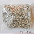 โซ่ เหล็ก ขนาด 10 mm  บรรจุ 50 เมตร สีเงิน