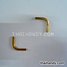 มุมกระเป๋า โลหะ ขนาด 2 cm (#2) บรรจุ 4 อัน สีทอง รูป 2