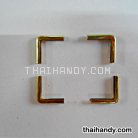 มุมกระเป๋า โลหะ ขนาด 1.5 cm (#1) บรรจุ 80 อัน สีทอง รูป 2