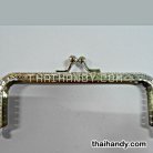 ปากกระเป๋าลายไทย มีรูทรงเหลี่ยม ขนาด 5 นิ้ว บรรจุ 10 อัน สีเงิน รูป 2