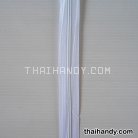 รางผ้าซิปเฉพาะรางซิป ฟันไนลอน ขนาดเบอร์ 3  บรรจุ 1 เมตร สีขาว
