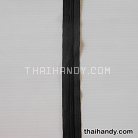 รางผ้าซิปเฉพาะรางซิป ฟันไนลอน ขนาดเบอร์ 3  บรรจุ 1 เมตร สีดำ