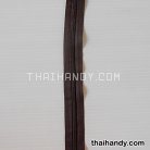 รางผ้าซิปเฉพาะรางซิป ฟันไนลอน ขนาดเบอร์ 3  บรรจุ 100 หลา สีน้ำตาลเข้ม รูป 2