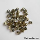 หัวซิปฟันไนลอน เปลือย ขนาดเบอร์ 5  บรรจุ 100 อัน สีทองรมดำ รูป 2