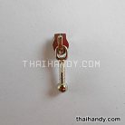 หัวซิปฟันไนลอน หัวไม้ขีด ขนาดเบอร์ 3  บรรจุ 10 อัน สีนิเกิ้ล รูป 2