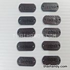 ป้ายไม้ ไม้จริง ขนาด 1.2x2.5 cm  บรรจุ 100 อัน สีน้ำตาลเข้มโอ๊ค รูป 2