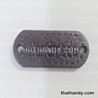 ป้ายไม้ ไม้จริง ขนาด 1.2x2.5 cm  บรรจุ 100 อัน สีน้ำตาลเข้มโอ๊ค รูป 3