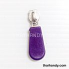 หัวซิปฟันไนลอน พลาสติก ขนาดเบอร์ 5  บรรจุ 100 อัน สีม่วง รูป 2