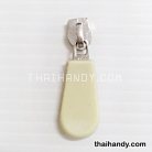 หัวซิปฟันไนลอน พลาสติก ขนาดเบอร์ 5  บรรจุ 100 อัน สีครีม รูป 2