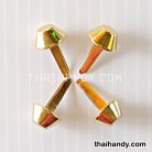 ขารองกระเป๋า ถ้วย ขนาด 12 mm  บรรจุ 200 อัน สีทอง รูป 3