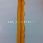 รางผ้าซิปเฉพาะรางซิป ฟันไนลอน ขนาดเบอร์ 5  บรรจุ 1 เมตร สีเหลือง